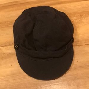 Black Newsboy Hat